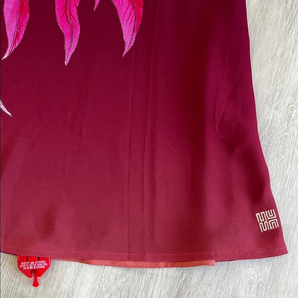 Muma World Midnight Electra Bias Mini Dress Vibrant Vacation Tropical NEW Wmns M - Picture 3 of 13